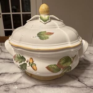 Villeroy & Boch Parkland 7 5/8” Covered Vegetable Dish Discontinued Rare MINT